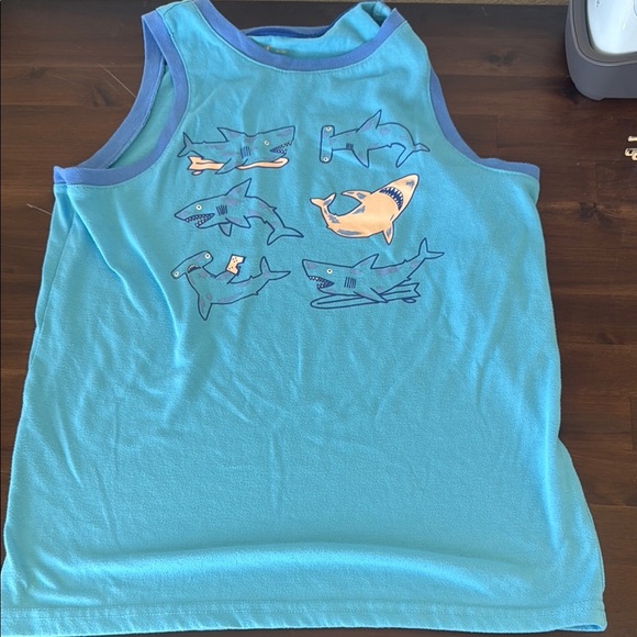 Cat & Jack Blue and Orange Pajama Set for Cozy Nights - Picture 4 of 5